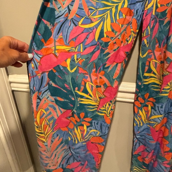 Women's Kona Sol Hawaiian Beaxh Cover Up Wide Leg Pants - Size Small NWOT - Picture 7 of 12